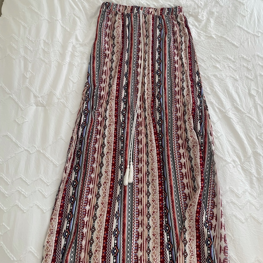 Aztec print skirt